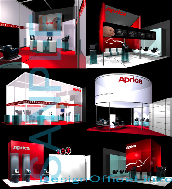 メーカー展示ブースのCGパース