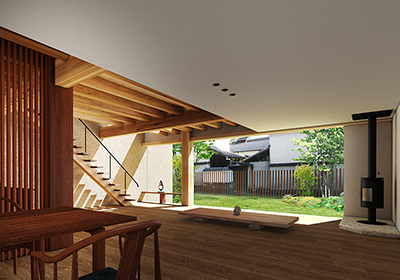 ブライダルバンケット内観CGパース