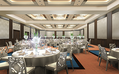 ブライダルバンケット内観CGパース