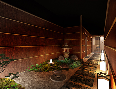 ブティックの内観CGパース