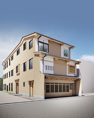 住宅建築のCGパース