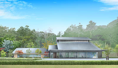 コンペ、プロポの外観CGパース