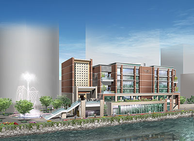 ブライダルウェディング外観CGパース