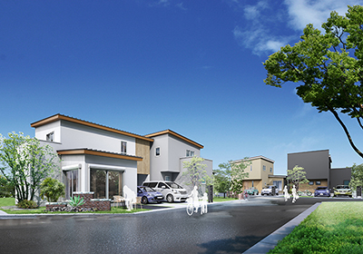 住宅建築のCGパース