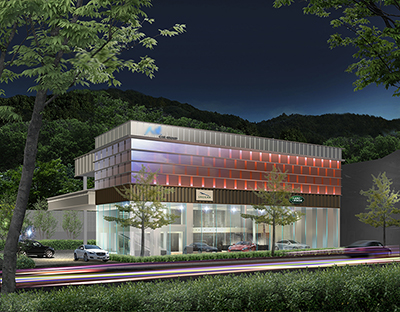 ショールームCGパース