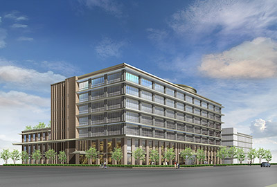 コンペ、プロポの外観外観CGパース