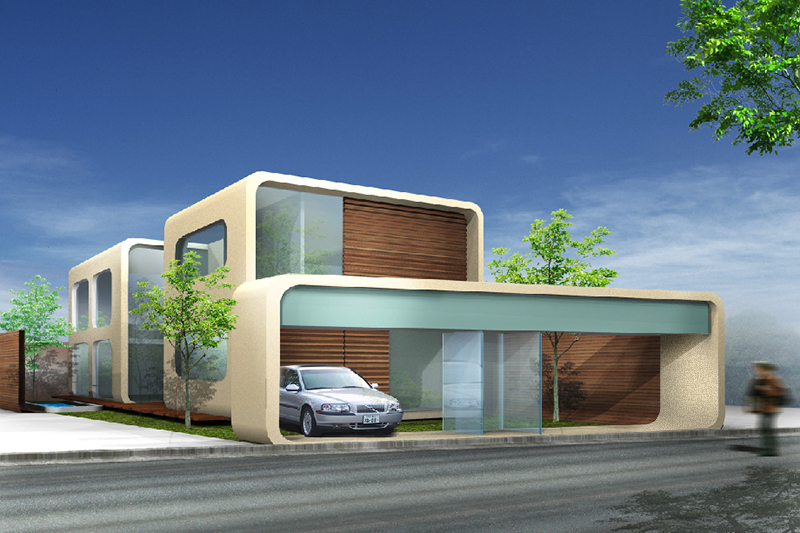 住宅建築のCGパース